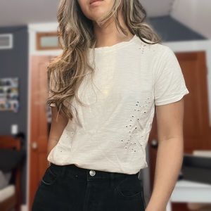 Brandy Melville Distressed Tee